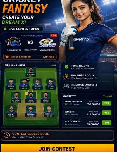 6177 (6177 bet) fantasy cricket & matchday visual 3